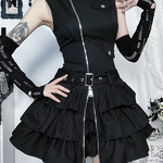 Goth Black Mini Dress