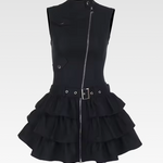 Goth Black Mini Dress