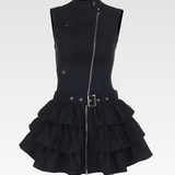 Goth Black Mini Dress