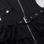 Goth Black Mini Dress