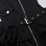 Goth Black Mini Dress