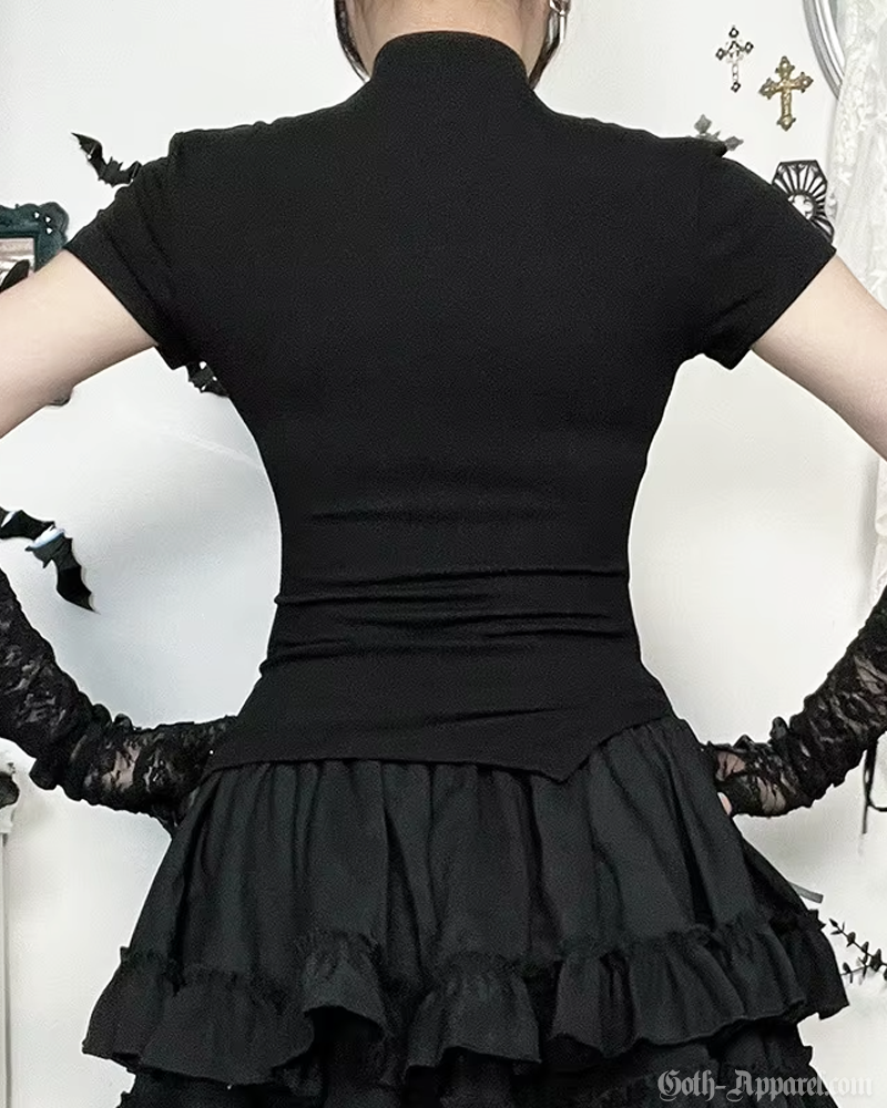 Goth Black Top