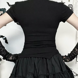 Goth Black Top