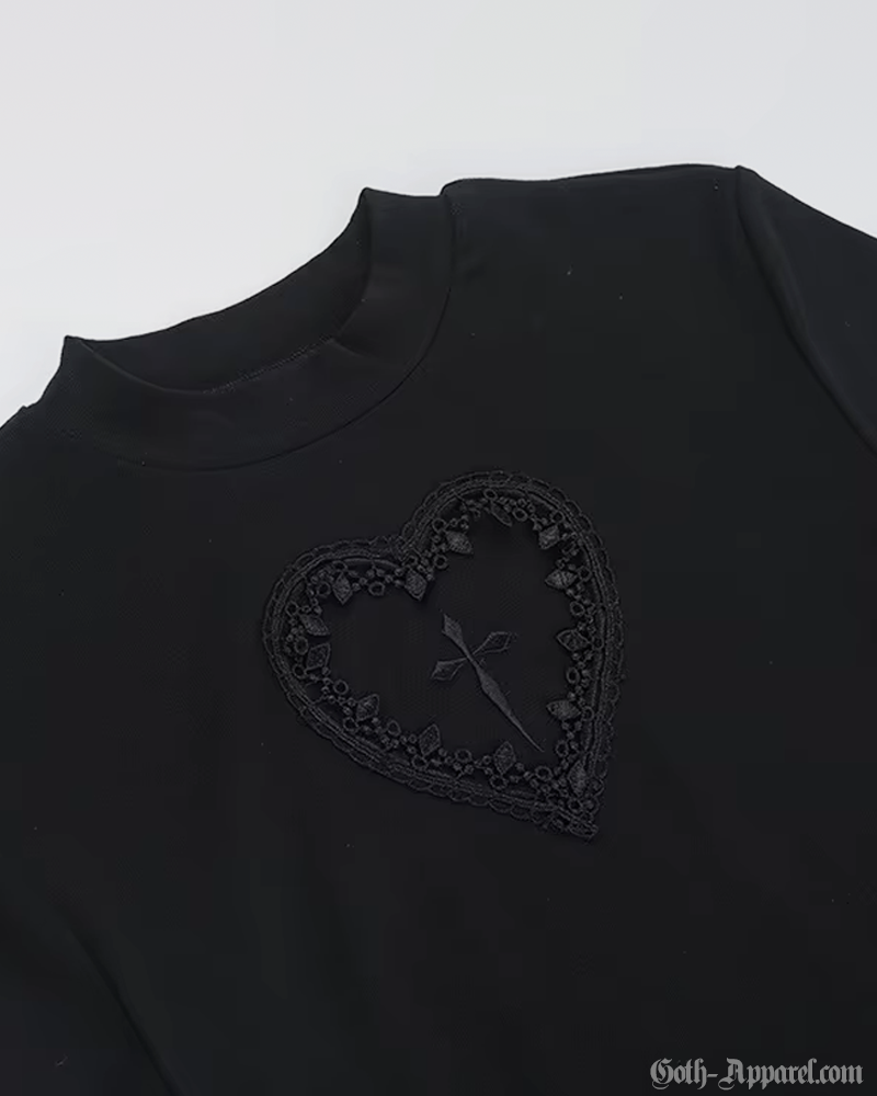 Goth Black Top