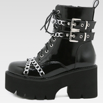 Goth Boots With Chains