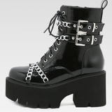 Goth Boots With Chains