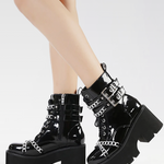 Goth Boots With Chains