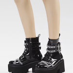 Goth Boots With Chains
