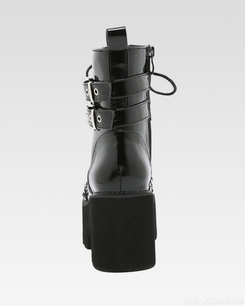 Goth Boots With Chains