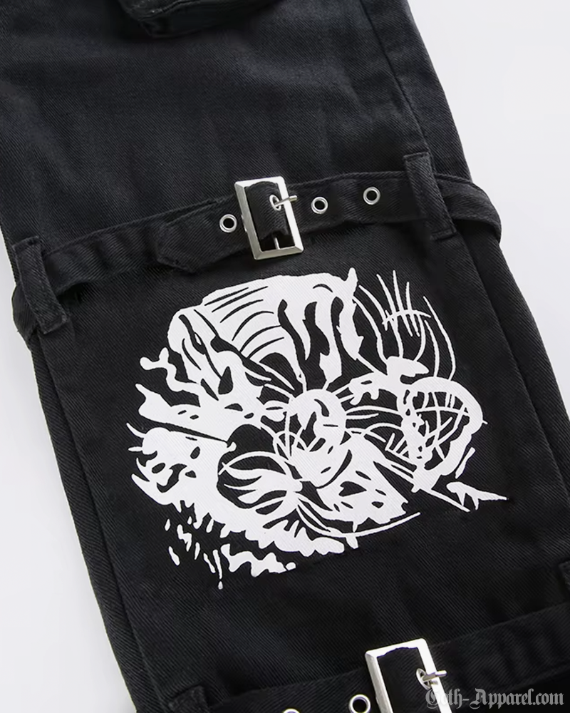 Goth Buckle Pants