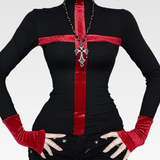 Goth Cross Top
