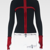 Goth Cross Top