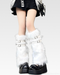 Goth Faux Fur Leg Warmers