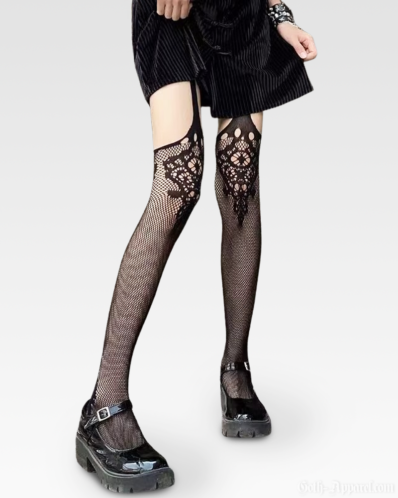 Goth Fishnet Stockings