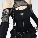 Goth Fishnet Top