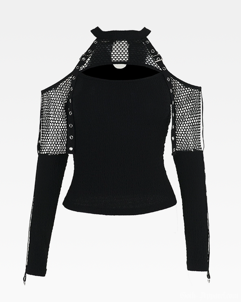 Goth Fishnet Top