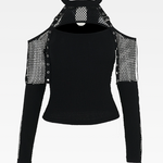 Goth Fishnet Top