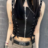 Goth Halter Top