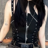Goth Halter Top