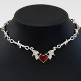 Goth Heart Necklace