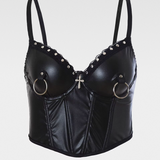 Goth Leather Top