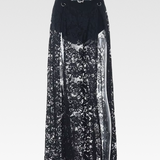 Goth Maxi Skirt With Slit