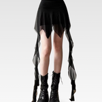 Goth Mesh Skirt