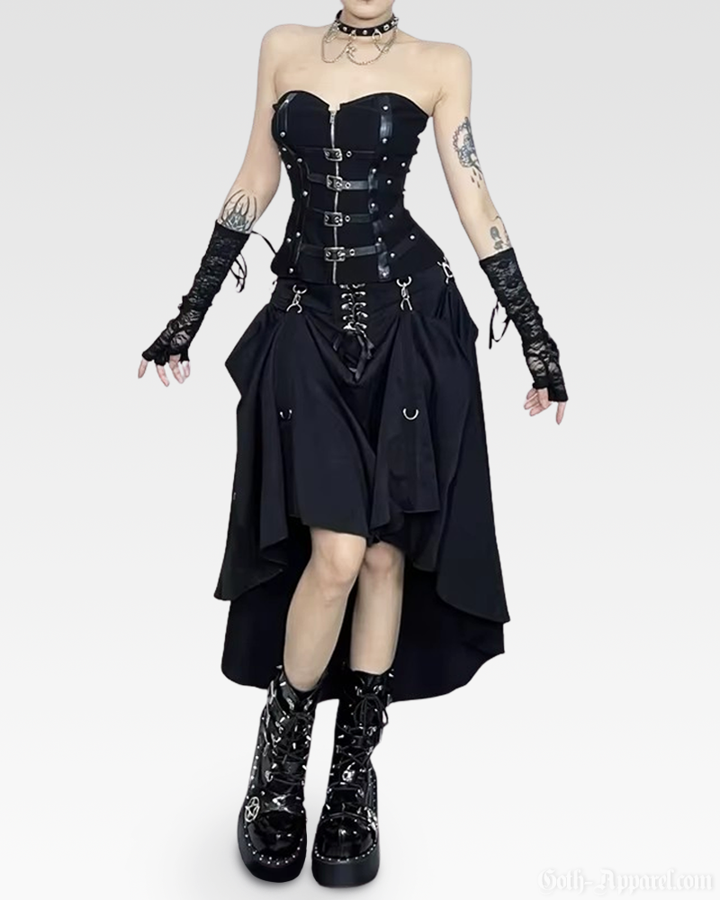 Goth Midi Skirt