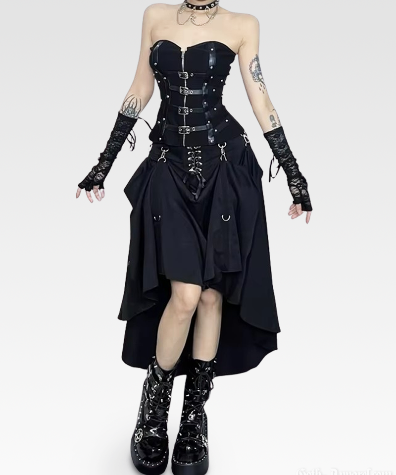Goth Midi Skirt