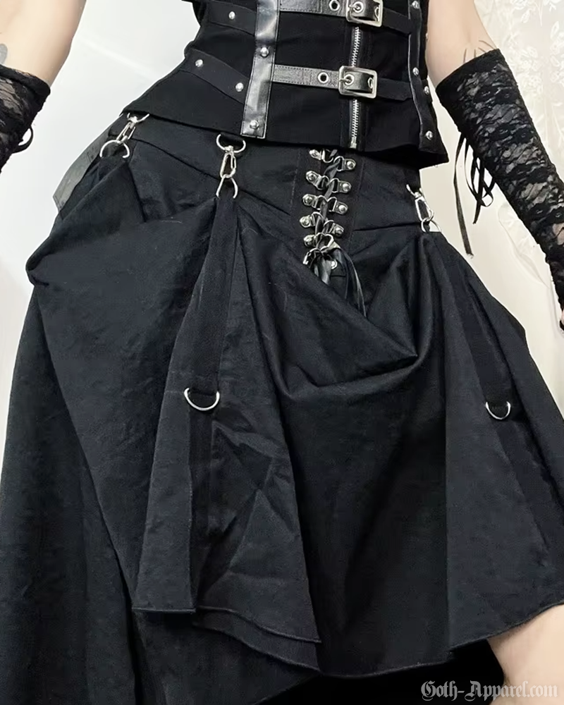 Goth Midi Skirt