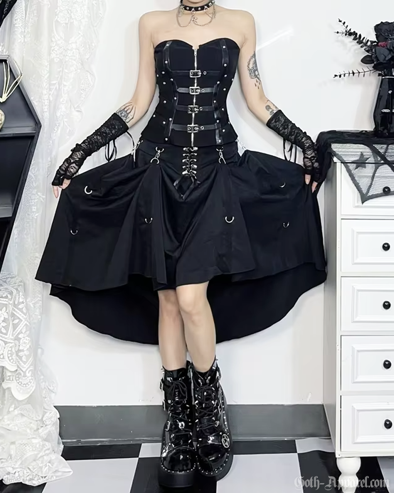 Goth Midi Skirt