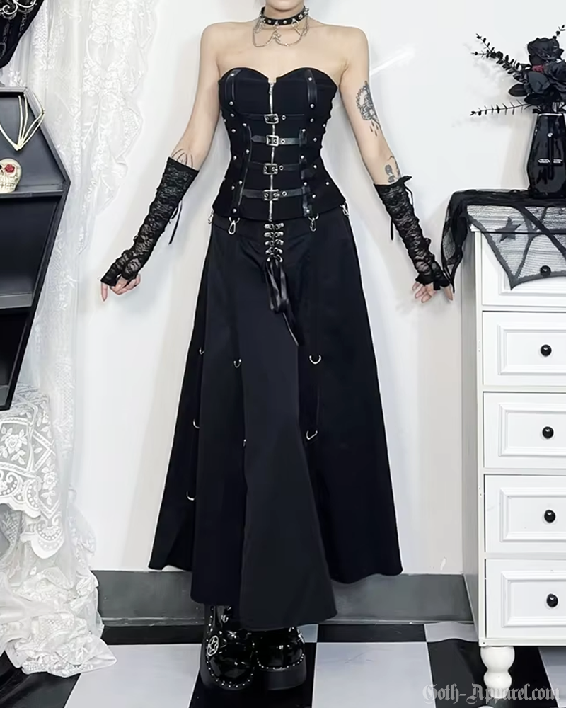 Goth Midi Skirt