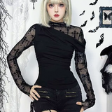 Goth Off Shoulder Top