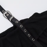 Goth Off The Shoulder Top