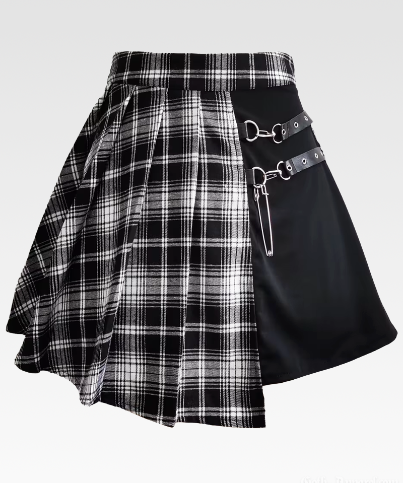 Goth Plaid Skirt