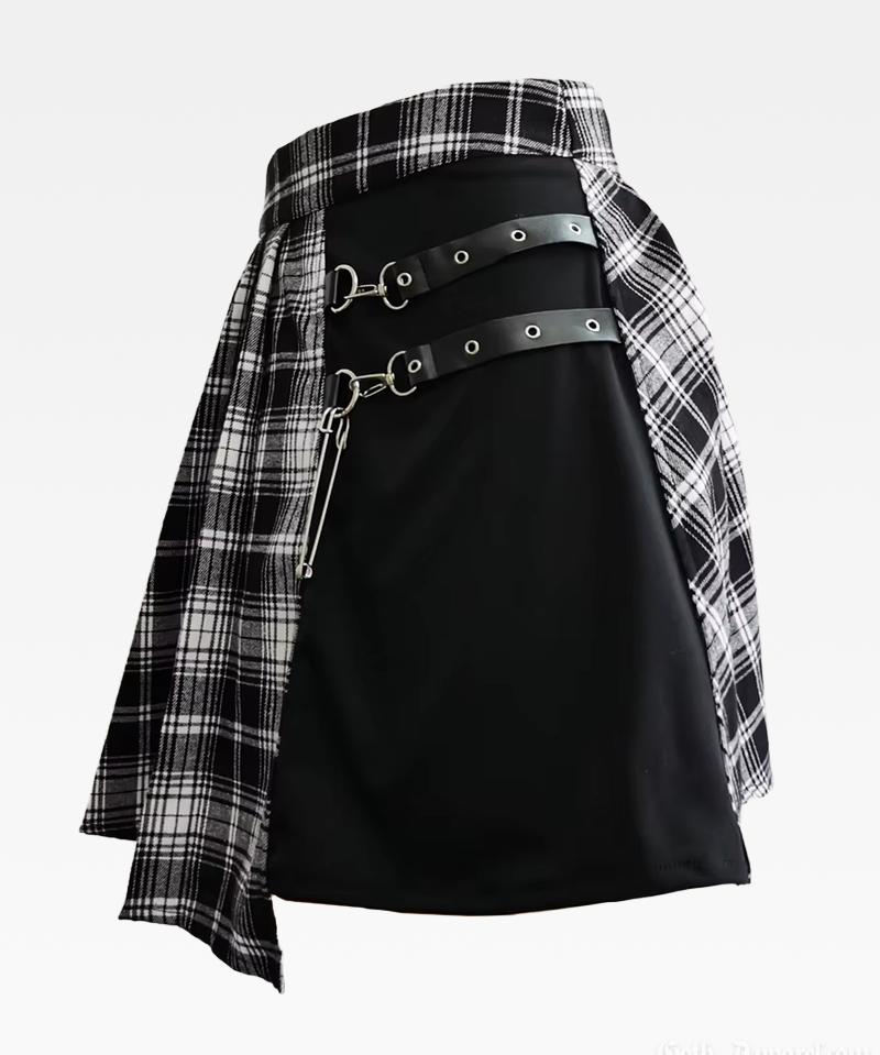 Goth Plaid Skirt