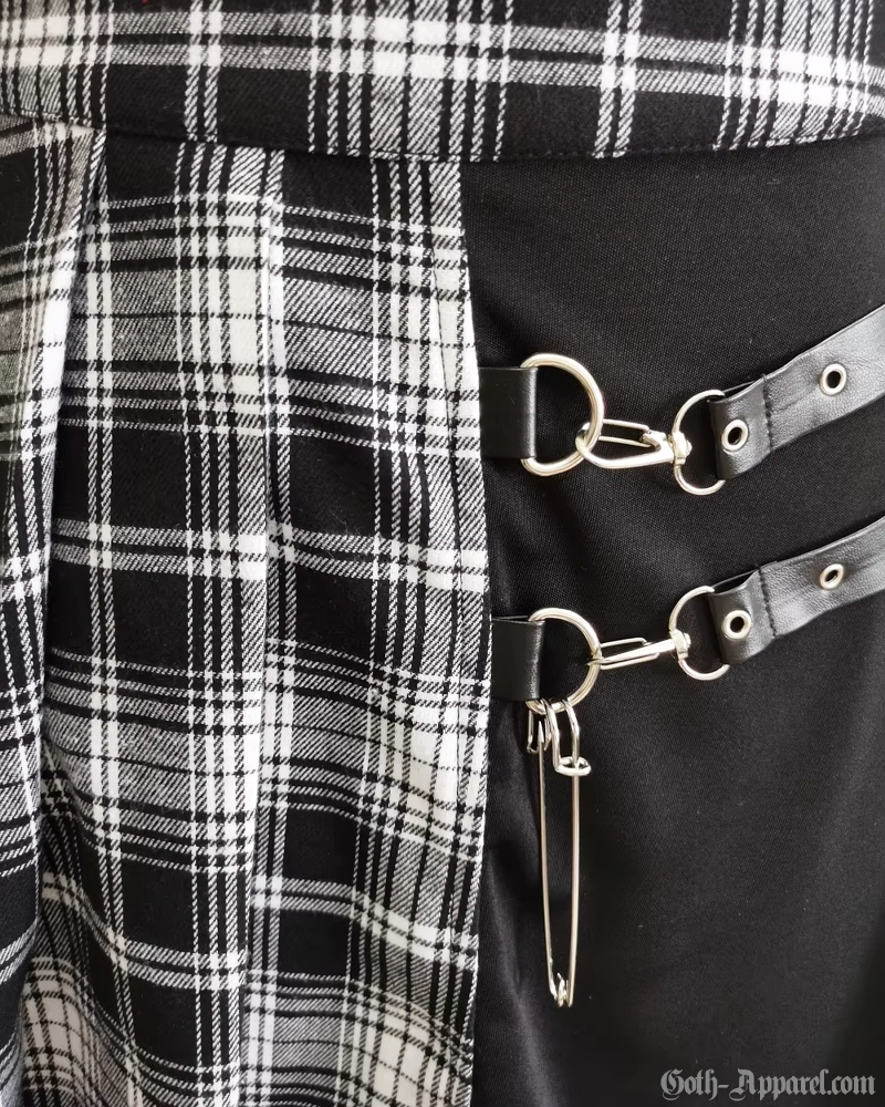 Goth Plaid Skirt
