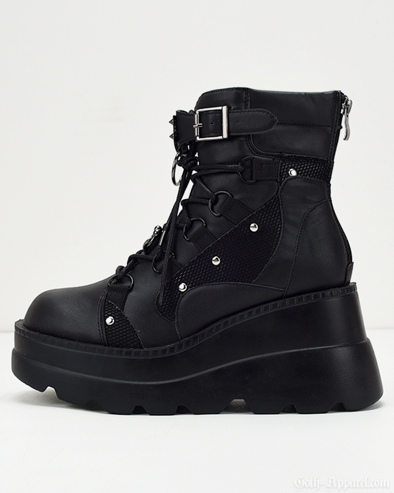 Goth Platform Ankle Boots