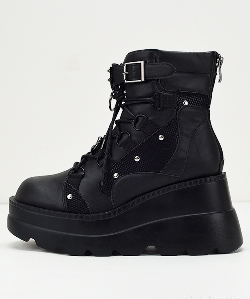 Goth Platform Ankle Boots