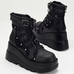 Goth Platform Ankle Boots