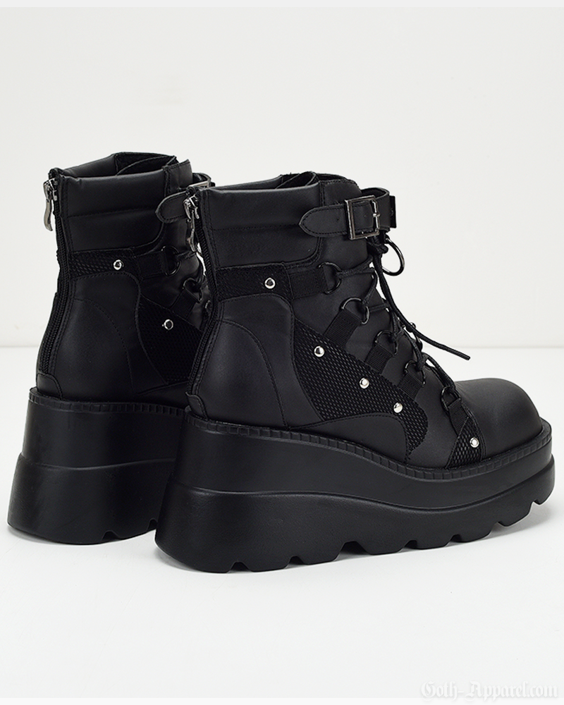 Goth Platform Ankle Boots