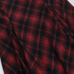 Goth Red Plaid Skirt