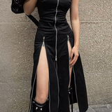 Goth Slit Dress