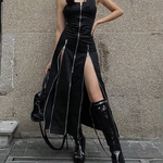 Goth Slit Dress