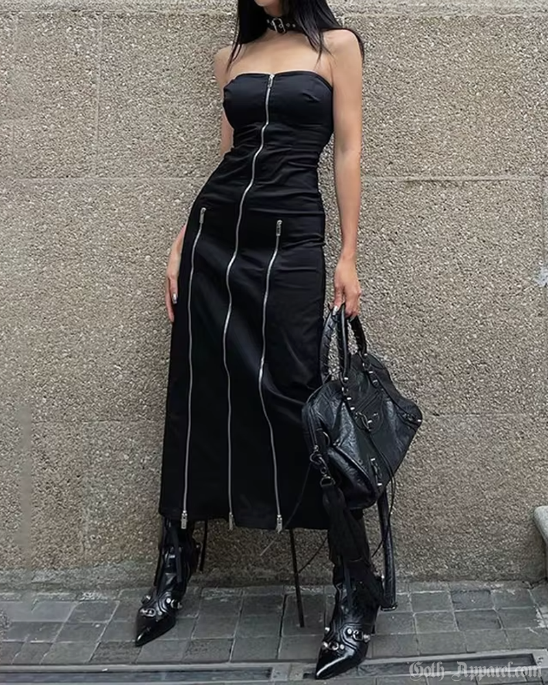 Goth Slit Dress