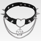 Goth Spiked Choker