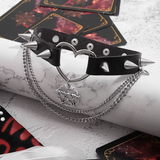 Goth Spiked Choker