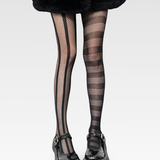 Goth Striped Tights