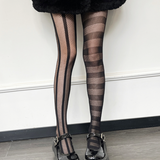 Goth Striped Tights