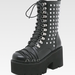 Goth Studded Boots